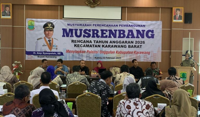 80 Usulan Masuk Musrenbang Karawang Barat, 16 Jadi Prioritas Utama