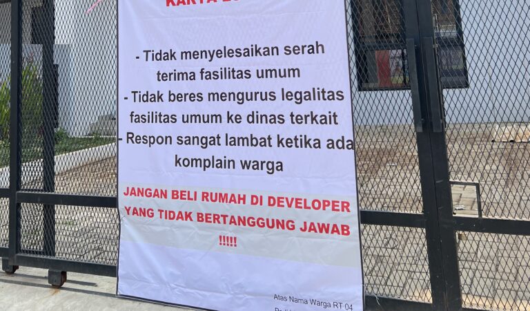 Tiga Kali Ditegur, Developer Perumahan di Karawang Dinilai Acuh dan Tak Bertanggung Jawab