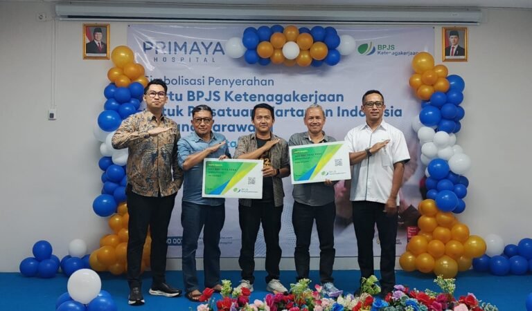 Primaya Hospital Beri Perlindungan BPJS Ketenagakerjaan untuk 40 Wartawan PWI Karawang