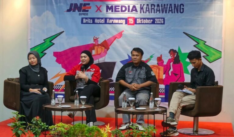 JNE 36 Tahun Melesat Hebat, Media dan Komunitas Jadi Mitra Kolaborasi di Karawang